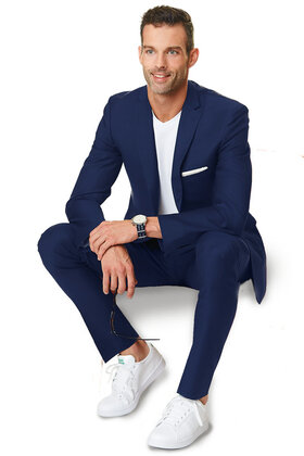 Paul Betenly Ronaldo Suit - Cobalt