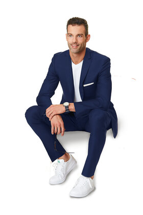 Paul Betenly Ronaldo Suit - Cobalt