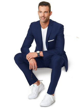 Paul Betenly Ronaldo Suit - Cobalt