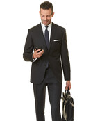 Paul Betenly Ronaldo Suit - Charcoal