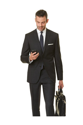 Paul Betenly Ronaldo Suit - Charcoal