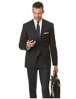 Paul Betenly Ronaldo Suit - Charcoal