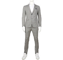 Horst Plaid Suit - Grey