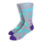 Collins Clothiers Paisley Socks - Grey