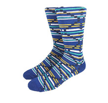 Collins Clothiers Aztec Socks - Navy