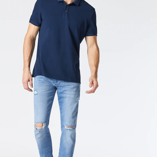 MAVI Jake Slim Leg Jeans - Mid Ripped La Vintage