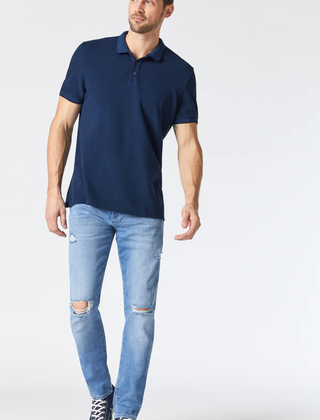 MAVI Jake Slim Leg Jeans - Mid Ripped La Vintage