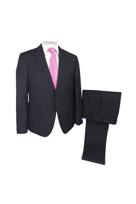 Paul Betenly Griffin Pinstripe Jacket - Black