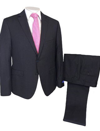 Paul Betenly Griffin Pinstripe Jacket - Black