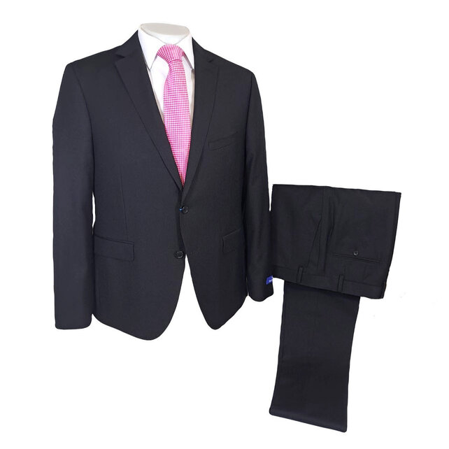 Paul Betenly Griffin Pinstripe Jacket - Black