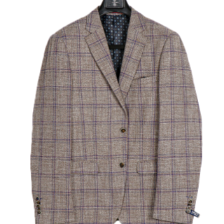 SOUL OF LONDON SPORT COAT - BROWN PLAID