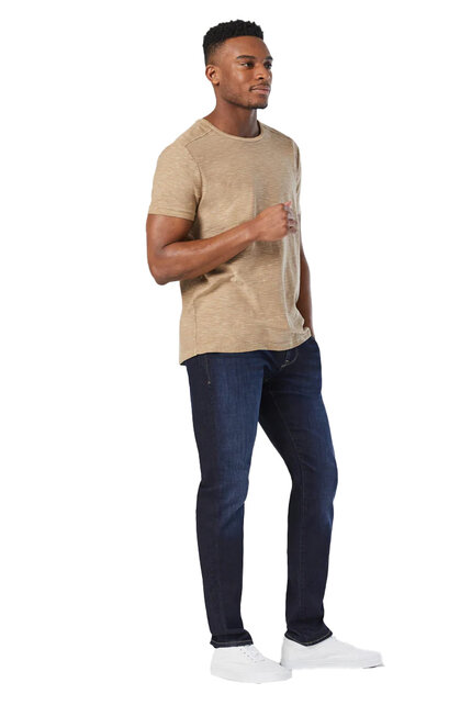 MAVI Jake Slim Leg Jeans - Rinse Brushed Feather Blue