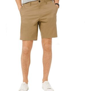 Michael Kors Washed Cotton Shorts- Khaki