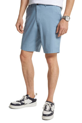Michael Kors Washed Cotton Shorts-Chambray