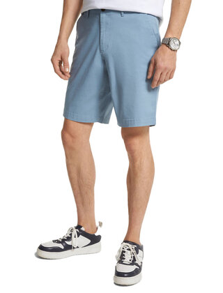 Michael Kors Washed Cotton Shorts-Chambray