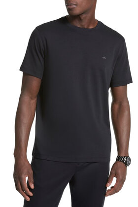 Michael Kors Liquid Crew Neck Jersey - Black