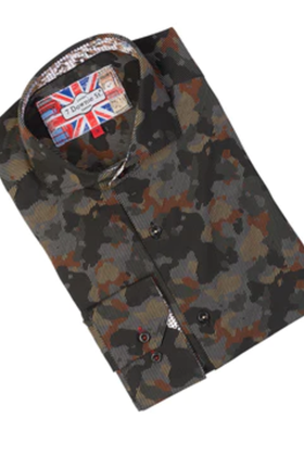 7 Downie St. Pattern Dress Shirt - 8878