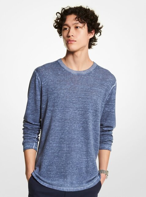 Michael Kors Linen And Cotton Blend Sweater Michael Kors Linen And Cotton Blend Sweater