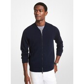 MICHAEL KORS MERINO BASEBALL COLLAR FULL ZIP MICHAEL KORS MERINO BASEBALL COLLAR FULL ZIP