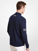 Michael Kors Golf Quarter-Zip Sweater - Dark Midnight