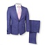 Alpha & Steele Plaid Suit - Blue