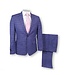 Alpha & Steele Plaid Suit - Blue