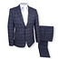 Alpha & Steele Plaid Suit - Charcoal