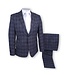 Alpha & Steele Plaid Suit - Charcoal
