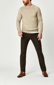 MAVI Jake Slim Leg Jeans - Brown Feather Tweed