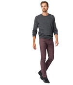 MAVI Jake Slim Leg Jeans - Burgundy Feather Tweed
