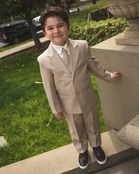 Peanut Butter Joey Boy's Suit - Sand