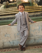 Peanut Butter Joey Boy's Suit - Light Grey