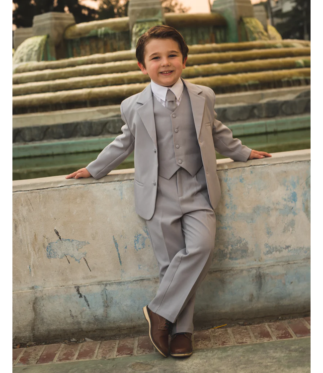 Peanut Butter Peanut Butter Joey Boy's Suit - Light Grey