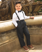 Peanut Butter Boy's Barn Wedding Set - Black Peanut Butter Boy's Barn Wedding Set - Black