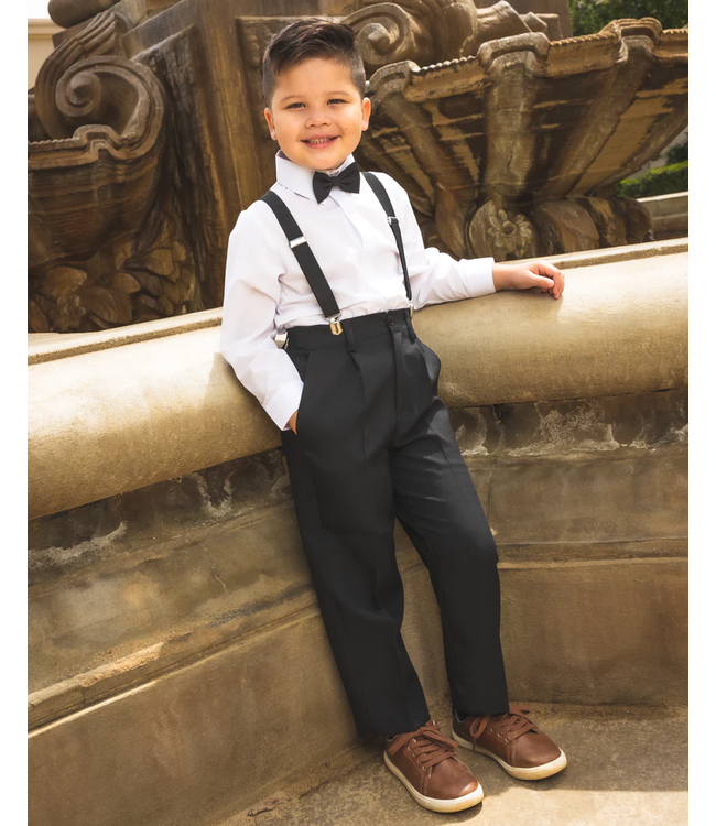 Peanut Butter Peanut Butter Boy's Barn Wedding Set - Black