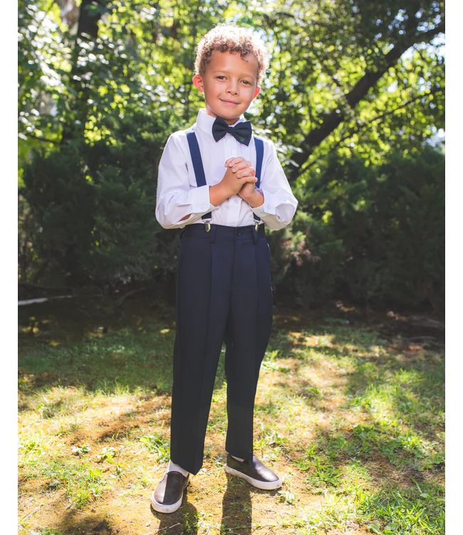 Peanut Butter Peanut Butter Boy's Barn Wedding Set - Navy