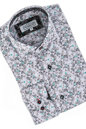 7 Downie St. Pattern Dress Shirt - 6012