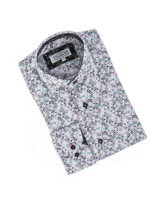 7 Downie St. Pattern Dress Shirt - 6012
