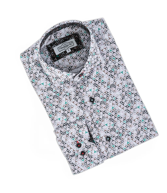 7 Downie St. 7 Downie St. Pattern Dress Shirt - 6012