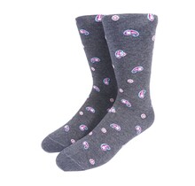 Collins Clothiers Small Paisley Socks - Black