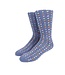 Collins Clothiers Polka Dot Socks - Multi Denim