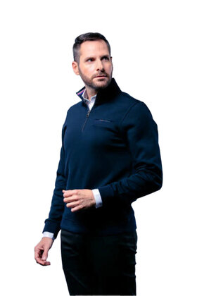 7 Downie St. Wilkie 1/4 Zip Sweater