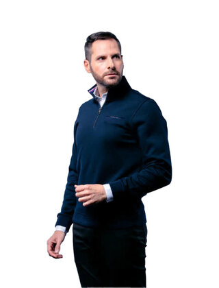 7 Downie St. Wilkie 1/4 Zip Sweater