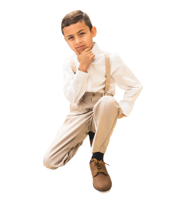 Peanut Butter Boy's Barn Wedding Set - Sand Peanut Butter Boy's Barn Wedding Set - Sand