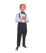 Peanut Butter Boy's Barn Wedding Set - Navy