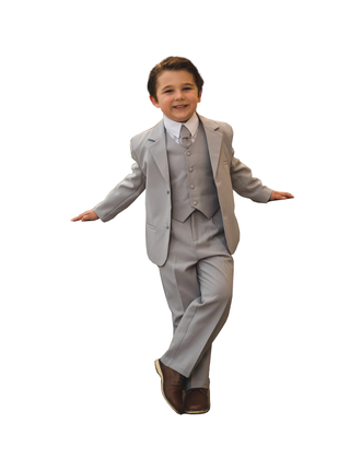 Peanut Butter Joey Boy's Suit - Light Grey