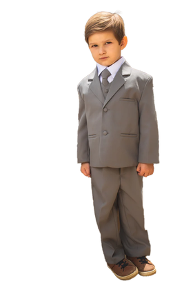 Peanut Butter Joey Boy's Suit - Charcoal
