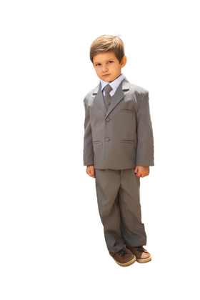 Peanut Butter Joey Boy's Suit - Charcoal