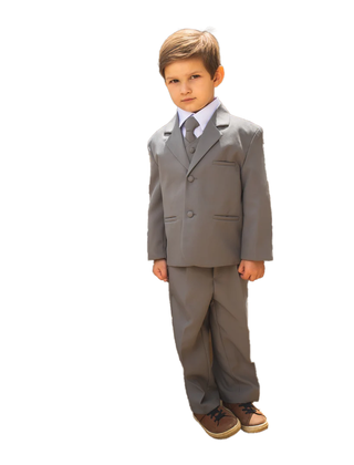 Peanut Butter Joey Boy's Suit - Charcoal