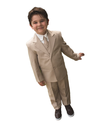 Peanut Butter Joey Boy's Suit - Sand